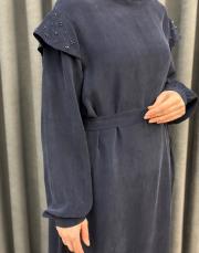 lacivert 26y 2043 nuss elbise 6