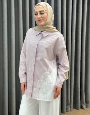 pembe 26y 3007 nuss gömlek