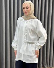 ekru 26y 3016 nuss gömlek