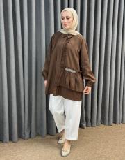 kahve 26y 3016 nuss gömlek 2