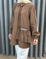 kahve 26y 3016 nuss gömlek 6