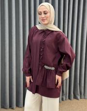 mürdüm 26y 3016 nuss gömlek