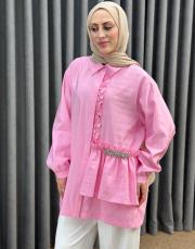 pembe 26y 3016 nuss gömlek