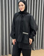 siyah 26y 3016 nuss gömlek