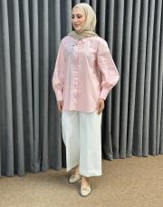 pembe 5223 missemramiss violet gömlek 2