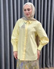 sarı 5223 missemramiss violet gömlek