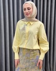 sarı 5223 missemramiss violet gömlek 5