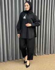 siyah 5223 missemramiss violet gömlek 2