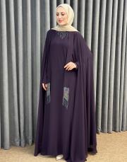 mor 3247 white corner abiye elbise