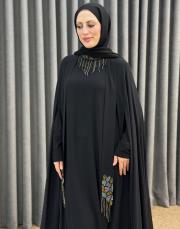 siyah 3247 white corner abiye elbise 2