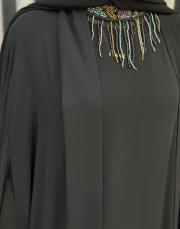 siyah 3247 white corner abiye elbise 7