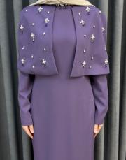 mürdüm 3224 white corner abiye elbise 5