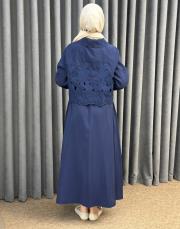 lacivert 5195 missemramiss grace cut elbise 6