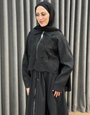 siyah 5195 missemramiss grace cut elbise 2