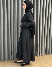 siyah 5195 missemramiss grace cut elbise 3