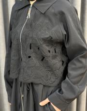 siyah 5195 missemramiss grace cut elbise 4