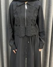 siyah 5195 missemramiss grace cut elbise 6