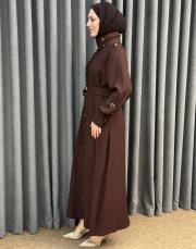 kahve 5270 missemramiss carmine elbise 3