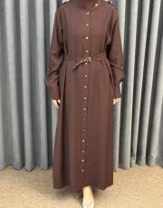 kahve 5270 missemramiss carmine elbise 5