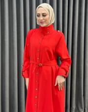 kırmızı 5270 missemramiss carmine elbise 2