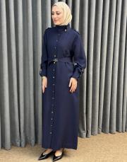 lacivert 5270 missemramiss carmine elbise