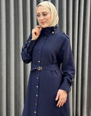 lacivert 5270 missemramiss carmine elbise 2