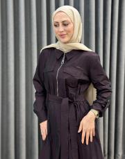 bordo 5208 missemramiss sera gömlek elbise 2