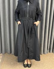 siyah 5208 missemramiss sera gömlek elbise 4