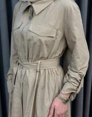 bej 5208 missemramiss sera gömlek elbise 6