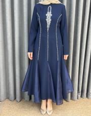 lacivert 2897 white corner abiye elbise 4