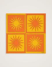 turuncu 231-4011 imannoor güneş kare eşarp