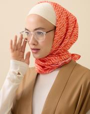 nar çiceği 251-1012 imannoor bambunoor ipek eşarp 2