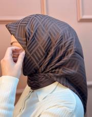 kahve 242-4002 imannoor iman kare naia eşarp 4