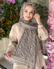 bej 261-3006-007 imannoor noor yağmuru pamuk floş şal