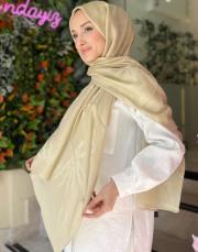 kum beji 262-3038-023 imannoor güneş doğarken ferah tencel şal