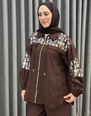 kahve 5155 missemramiss eleganze grafite takım 2