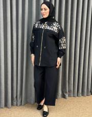 siyah 5155 missemramiss eleganze grafite takım