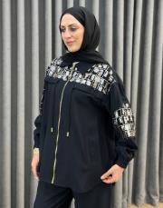 siyah 5155 missemramiss eleganze grafite takım 2