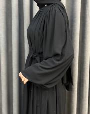 siyah 30017 senna velune elbise 6