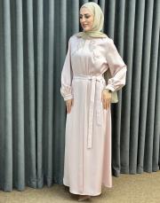 pudra 30044 senna ribbon abiye elbise