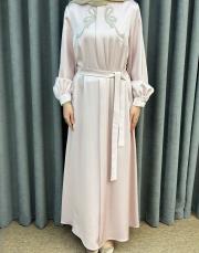pudra 30044 senna ribbon abiye elbise 4