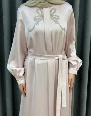 pudra 30044 senna ribbon abiye elbise 5