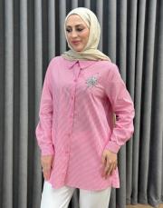 pembe 26y 3008 nuss gömlek