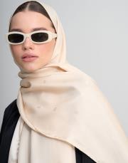 bej 10034 moreno m logo twill ipek şal
