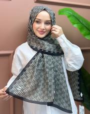 siyah 9595 moreno m logo soft şal 3