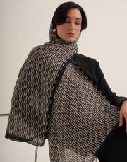 siyah 9595 moreno m logo soft şal 4