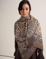 sütlü kahve 9823 moreno leopar şal