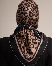 siyah 2855 moreno leopar eşarp 2