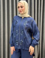 lacivert 5132 missemramiss  aura rose takım 2