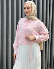 pembe ekru 5181 misemramiss rosa bianca takım 2